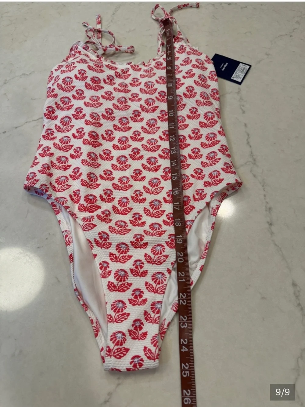 New Roller Rabbit x Target Women Pink Seashell Print One-Piece Swimsuit